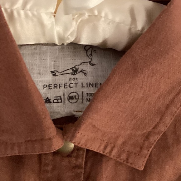 NPL Calico 2 linen jacket M/L - Picture 5 of 5